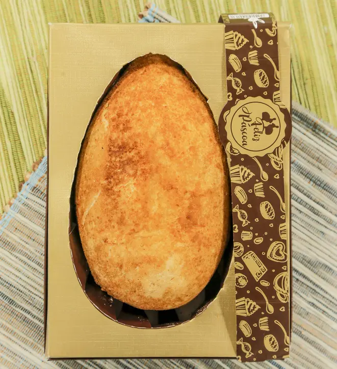 Embalagem especial para a Páscoa da Cozinha Ovo. Foto: Hugo Harada/Gazeta do Povo.