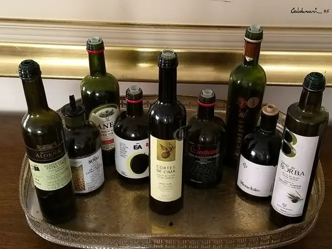 Azeites de oliva importados pela Adega Alentejana: preço sugerido para a garrafa é a partir de R$ 40,20. Foto: Cintya Hein/Divulgação