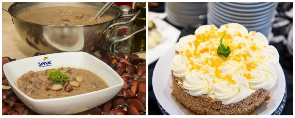 Além do pinhão cozido: aprenda a fazer sopa e torta banoffee