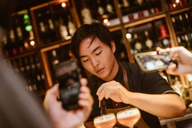 Vinícius Kodama na etapa regional do World Class, que aconteceu no +55Bar em Curitiba. Foto: Jennyfer França