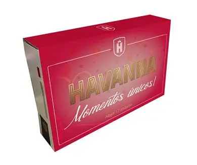 Caixa da Havanna, com 6 ou 12 alfajores. Foto: Divulgação