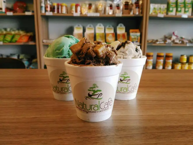 Sorvetes do Natural Café, no Água Verde, são lançamento e custarão R$ 7 (cada 100 gramas). Foto: Divulgação