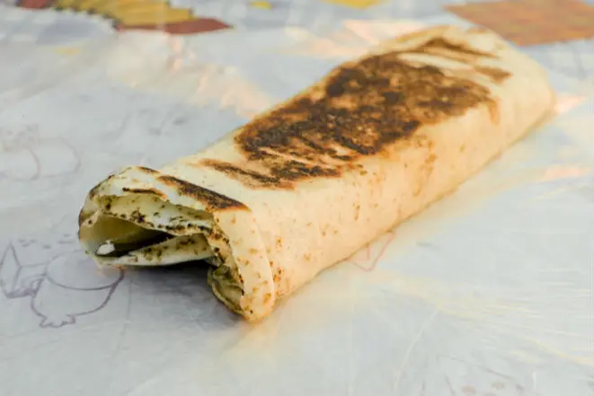 Sanduíche de falafel. Foto: Hugo Harada/Gazeta do Povo.