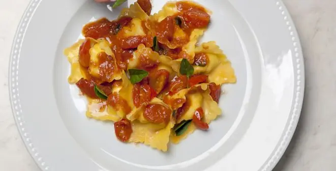 Ravioli de burrata do Bobardi. Foto: Divulgação
