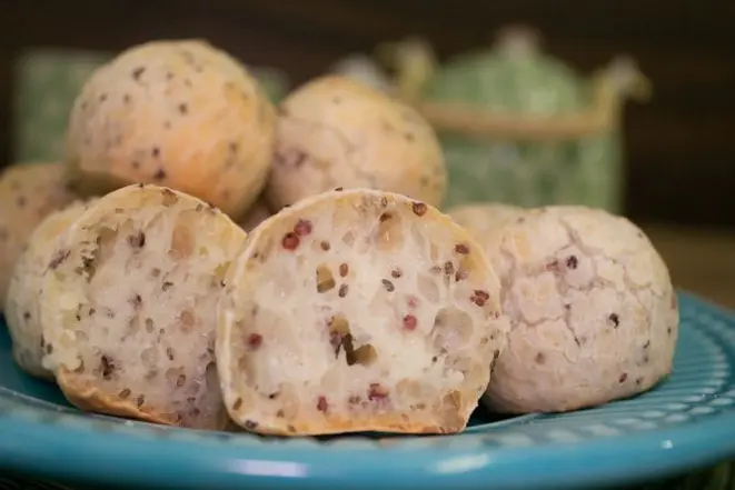 Pão de queijo multigrãos da Requinte. Foto: Divulgação