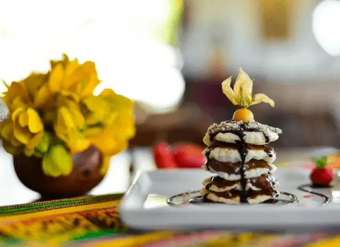 O Alfajor Piurano servido no Quina do Chef. Foto: reprodução site Peru Week.