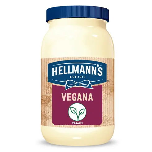 Nova maionese da Hellman's exibe selo da Sociedade Brasileira Vegana. Foto: Divulgação.