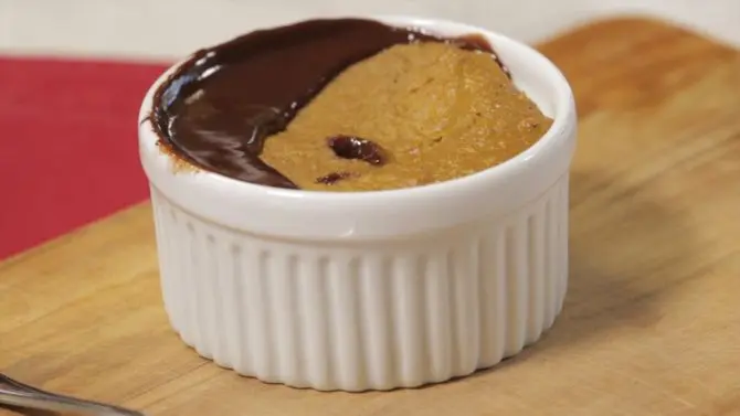 Petit gateau vegano