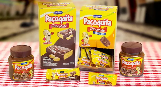 A Paçoquita é oferecida atualmente em três sabores. Foto: reprodução Facebook.
