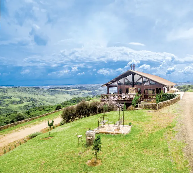 Sede da vinícola Abreu Garcia de Campo Belo do Sul, na serra catarinense. Foto: Divulgação Vindima 2019.