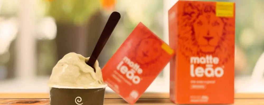 Chá mate vira gelato em rede de sorveteria italiana no Brasil