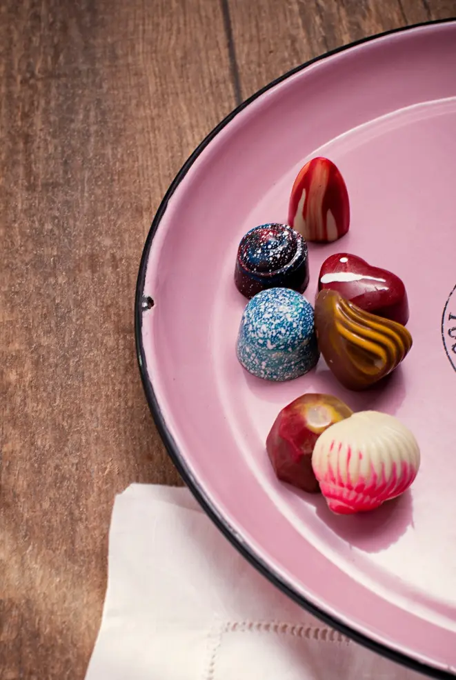 Bombons da Chokolat<br>conquistam pela<br>estética e ganham<br>pelo sabor.