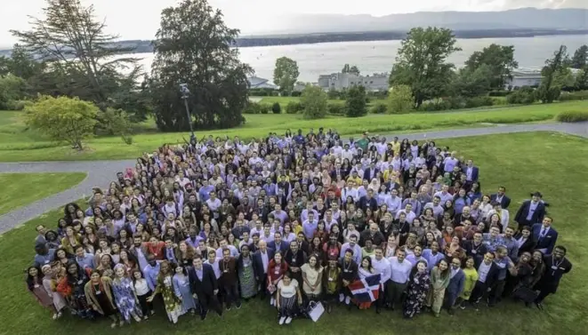 Mais de 400 jovens participaram do encontro em Genebra. Foto: acervo pessoal.