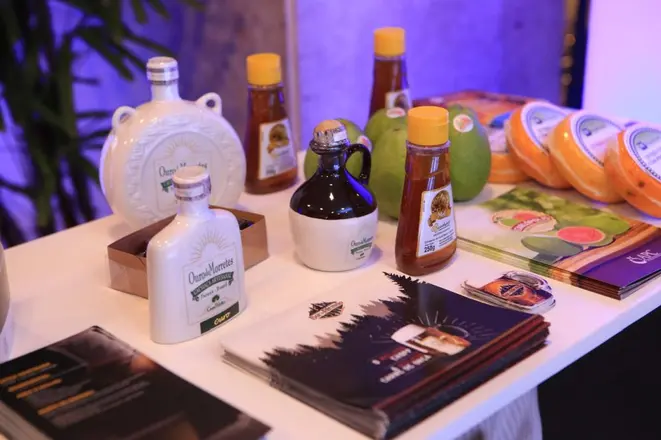 Alguns dos produtos com Indicação Geográfica do Paraná que foram apresentados durante o Prêmio Bom Gourmet 2019. Foto: Michel Willian/Gazeta do Povo.