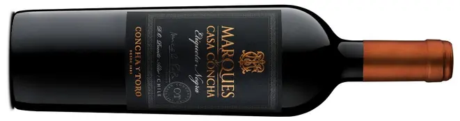 Etiqueta Negra, um dos lançamentos da Marques de Casa Concha mais recentes também no Chile. Foto: Concha y Toro/Divulgação