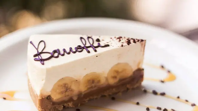 A Torta Banoffi, com assinatura de Renatta Ferian, que agrada ao paladar do curitibano há pelo menos 18 anos.