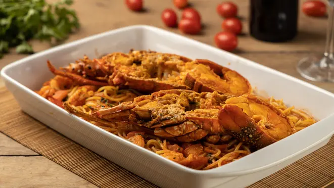 Spaghetti Pedra Lagosta Verão. Foto: Fernando Zequinão/Divulgação