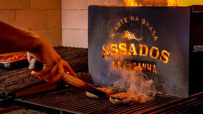 Assados da Cabanha.