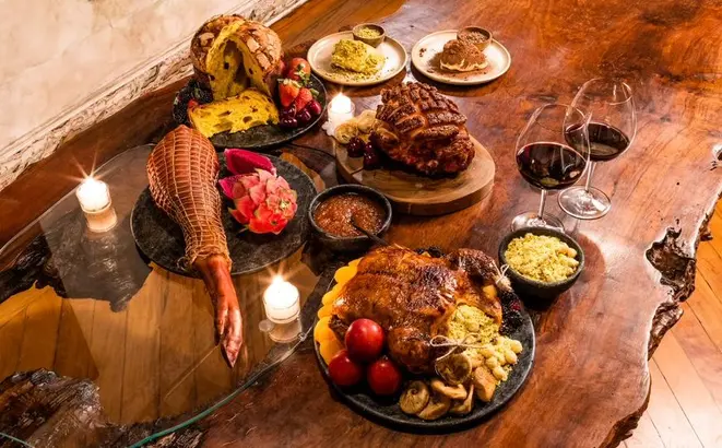 Santan tem cesta especial por encomenda para a noite de Natal e Ano Novo.
