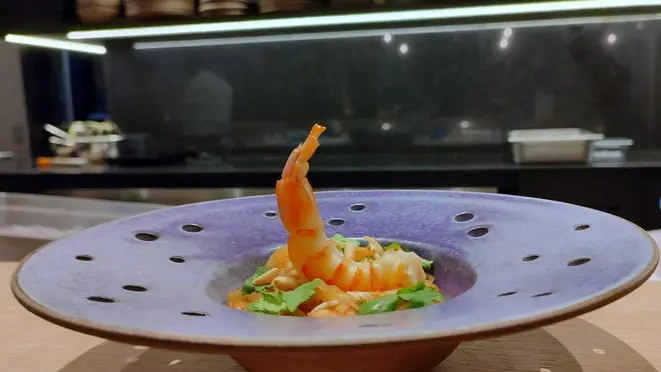 Pad Thai, estrelando o camarão.