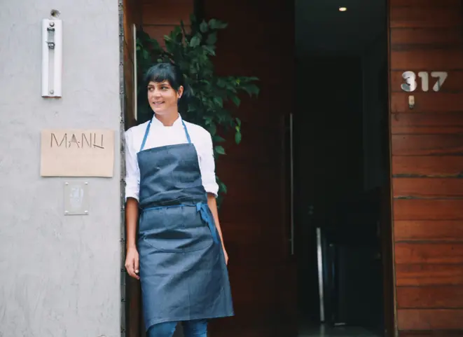 A chef Manu Buffara, do Restaurante Manu.