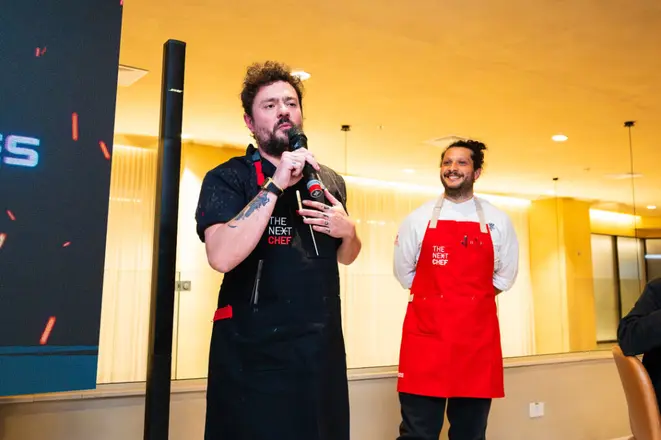 Ex-chef do Punk Cuisine, André Bergamo destacou a experiência que adquiriu durante a competição. Foto: Pleno Fotografia