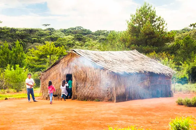 Caminho da Terra Sem Males, em Turvo. Foto: Gralha Azul Turismo