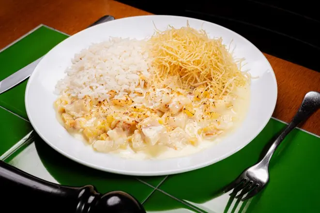 Clássico Bacalhau com Natas, do Mercearia Avenida. Foto: Festival Bom Gourmet.