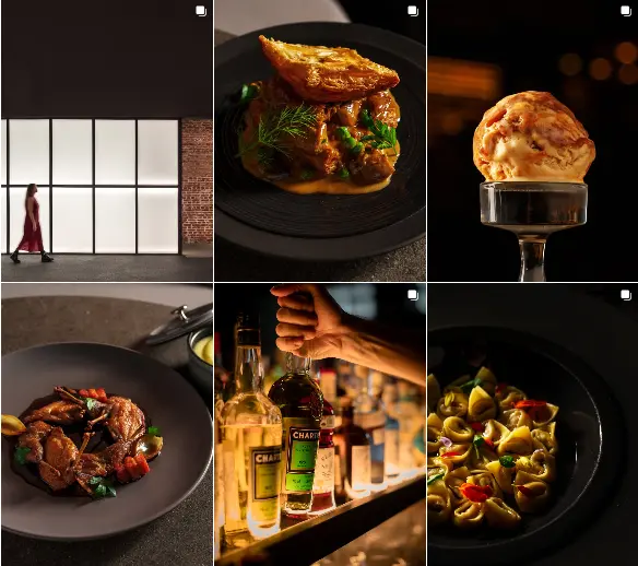 Feed do Instagram da DUQ Gastronomia. Crédito: Reprodução/Instagram @duqgastronomia