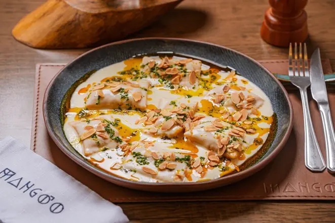 Ravioli de Abóbora, do Mangôo. Foto: Priscilla Fiedler.
