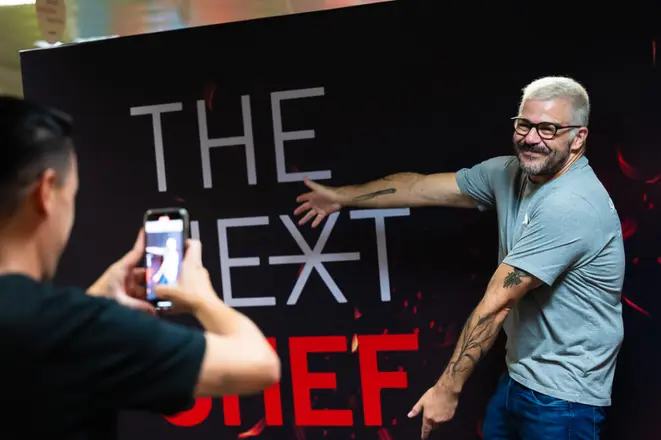 Vavo em 2024 no evento de apresentação do The Next Chef: mentor escolhido pelo competidor Thiago Matos.