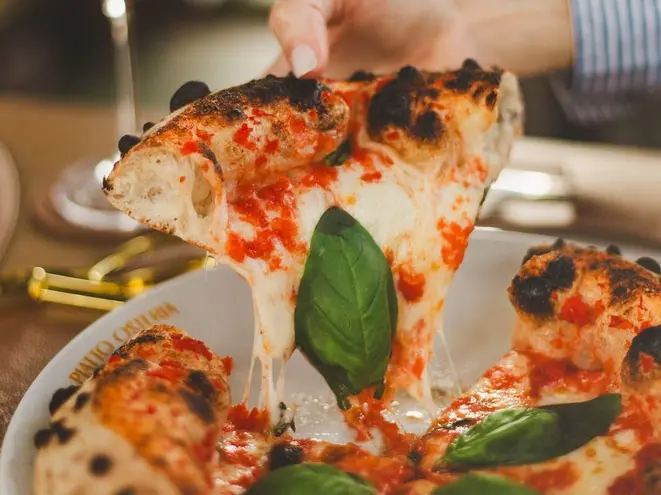 Pizza da Piatto Osteria. Crédito: divulgação