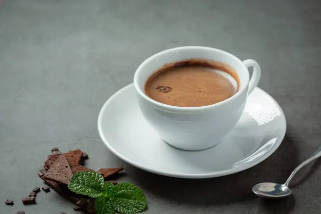 Chocolate quente. Créditos: Magnific