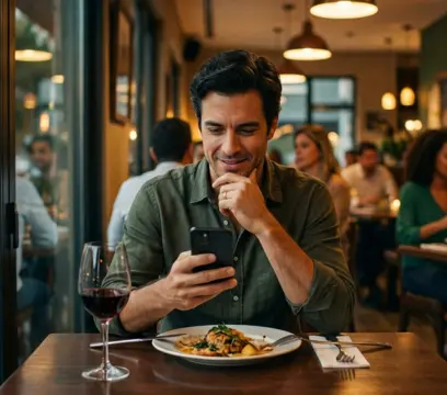 O maître já não está na porta do seu restaurante. Está no bolso do cliente.