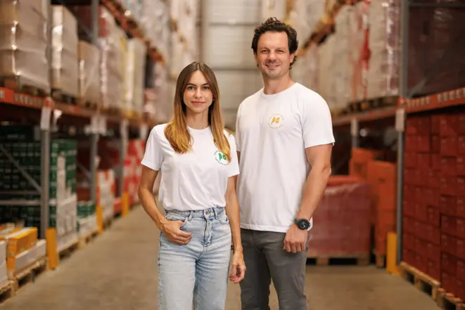 Paula e Leonardo Afonso, fundadores da Papapá. Crédito: divulgação