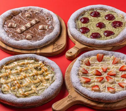 Pizza de pistache é a novidade de pizzaria curitibana