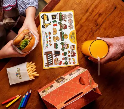 Ninetto lança combo infantil com hambúrguer, batata e embalagem lúdica