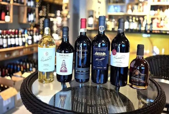 Os vinhos da Fantini a serem degustados em jantar harmonizado na Vino Nobile. | Foto: Divulgação